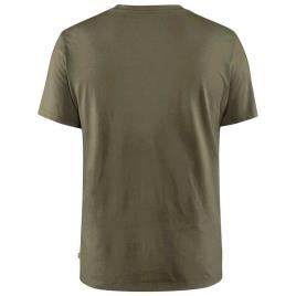 Fjällräven Camiseta De Manga Curta Arctic Fox L Dark Olive