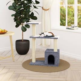 Árvore para gatos com postes arranhadores sisal