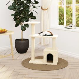 Árvore para gatos com postes arranhadores sisal