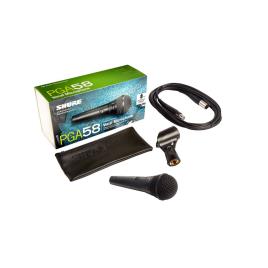 Shure Microfone Pga58-xlr-e One Size Black