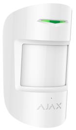 Sensor PIR e Detector Quebra de Vidros s/ Fios 868MHz (Branco) p/ Alarme  AJ-HUBKIT