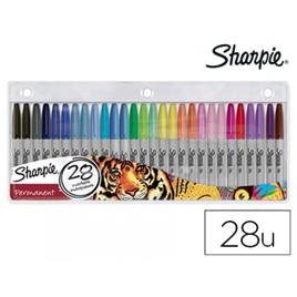 Marcador Permanente Ponta Fina 28 Cores Sortidas Sharpie