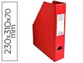 Porta Revistas  PVC Lombada 70mm Cor Vermelho 230X310X70 mm