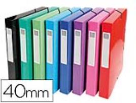 Pasta p/ Projetos Exacompta Cartão Compacto Din A4 Lomo 40 mm 600 G/M2 Cores Sortidas