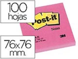 Bloco Notas Adesivas  Fucsia 76 X 76 mm