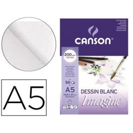 Bloco de Desenho Multitécnicas A5 50 Folhas 200gr Canson