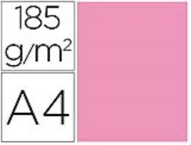 Cartolina  A4 Rosa Chiclet 185 Gr (50 Folhas)