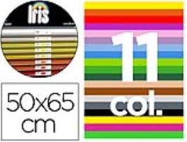 Cartolina  50X65 Contem C 25 Folhas X 4 Cores +25 Folhas X 5 Cores Fluo +25 Folhas X 2 Cores