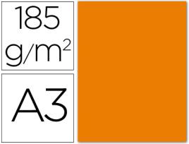 Cartolina  A3 Laranja 185 Gr (50 Folhas)