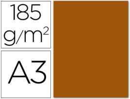 Cartolina Guarro A3 Castanho Chocolate 185 Gr (50 Folhas)