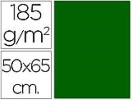 Cartolina  185 Gr 50X65 cm Verde Bilhar