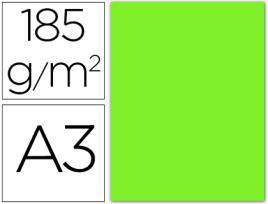 Cartolina  A3 Verde Fluorescente 185 Gr (50 Folhas)