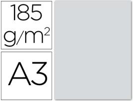 Cartolina  A3 Prata 185 Gr (50 Folhas)