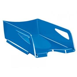 Tabuleiro de secretária em plástico Maxi 386x270x115mm Azul
