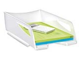 Tabuleiro de Secretaria Cep Maxi de Grande Capacidade 386X270X115 mm Plastico Branco