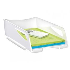 Tabuleiro de secretária em plástico Maxi 386x270x115mm Branco