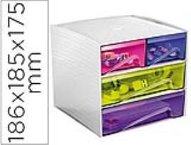 Modulo Cep de Armazenamento Mycube Poliestireno Multicor 18,6X15,5X23 cm