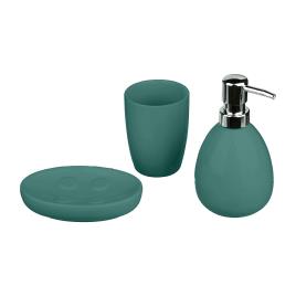 KIT PARA CASA DE BANHO COR AGUA MARINHA MODELO SUN