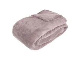 MANTA PLAID MICROFIBRA COR CINZENTO 230X180
