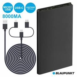 Powerbank BLP7200 8000mAh 5V/1A + Cabo (Preto) - 