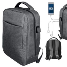 Mochila BLP0280 15 c/ Porta USB (Cinza) - 