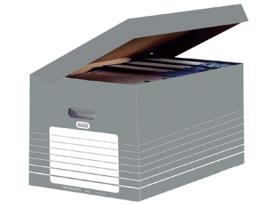 Caixa  em Cartão Cor Cinzapara Arquivo Definitivo 345X450X280mm