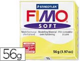 Pasta p/ Modelar Staedtler Fimo Soft 56 Gr Cor Amarelo Limão