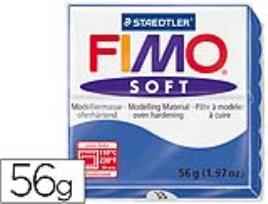 Pasta p/ Modelar Staedtler Fimo Soft 56 Gr Cor Azul Brilhante