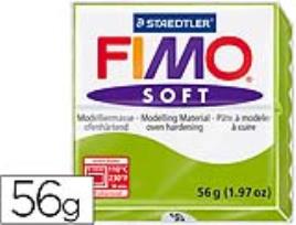 Pasta p/ Modelar Staedtler Fimo Soft 56 Gr Cor Verde Maçã