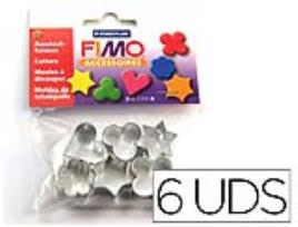 Corta Pasta  Fimo Metalico Bolsa c/ 6 Modelos Sortidos