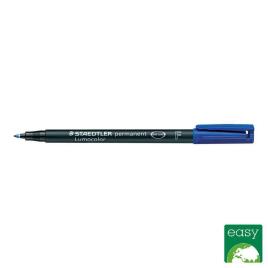 Lumocolor Marcador, Marcador Permanente, Ponta Universal 0,6 mm, Tecnologia de tinta líquida, Azul