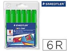 Marcador  Color Jumbotraco 3 mm -Caixas Unicolor Verde Lima