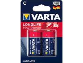 PILHA  LONG LIFE MAX POWER LR14 C PACK 2 UN