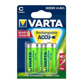 Pilha Recarregável D 1.2V 3000mAh 2x VARTA