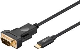 Cabo Conversor USB C 3.1 Macho -> VGA Macho (1,8 mts) - GOOBAY