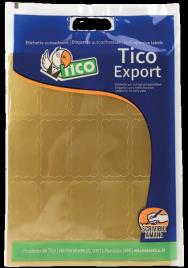 Tico E-Gl-4521, Dourado, Rectângulo, 45 X 21, Uni.