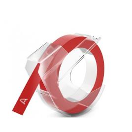 Etiquetadora Branco Sobre Vermelho 3m 9mm