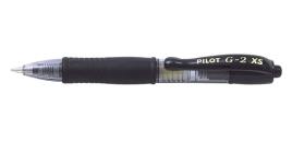 Pilot Bl-G2-7-Xs, Preto, Preto, Transparente, 0,4.