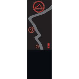 Cachecol Inverno Multifuncional One Size Black / Red / Grey