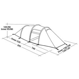 Robens Tenda Voyager 2ex 2 Places Green