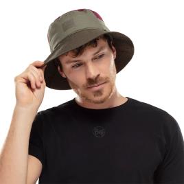 Buff ® Chapéu Sun Bucket S-M Hak Khaki