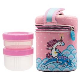 Frasco Thermo Food De Aço Inoxidável 1l Pitxitxi Interno Containers E Pitxitxi Capa De Neoprene One Size Multicolor