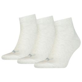 Meias Quarter Plain 3 Pares EU 43-46 Oatmeal