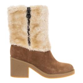 Botins Flril4sue10 EU 35 Beige-brown