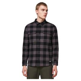 Camisa Manga Comprida Bear Cozy Flannel XL Black / Grey Check
