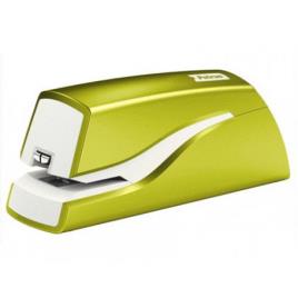Agrafador Eléctrico 12 Folhas Petrus Verde Metalizado