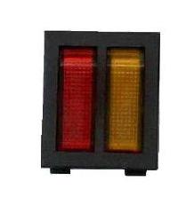 Avisador Duplo Laranja/Vermelho 220V