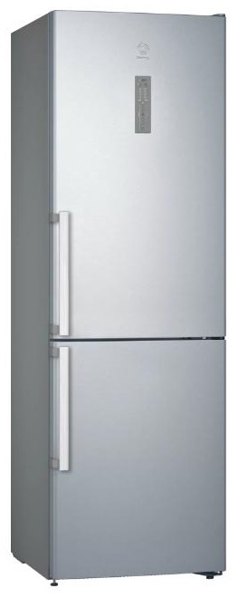 Frigorífico combinado  Aço inoxidável (186 x 60 cm)