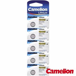 Pilha Lítio Botão CR1225 3V 50mA 5x Blister CAMELION