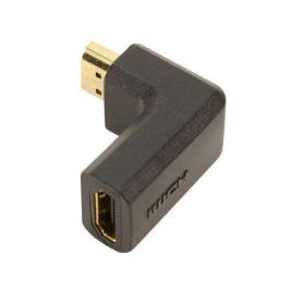 Ficha Adaptadora HDMI 90º Curva Macho/Femea - 